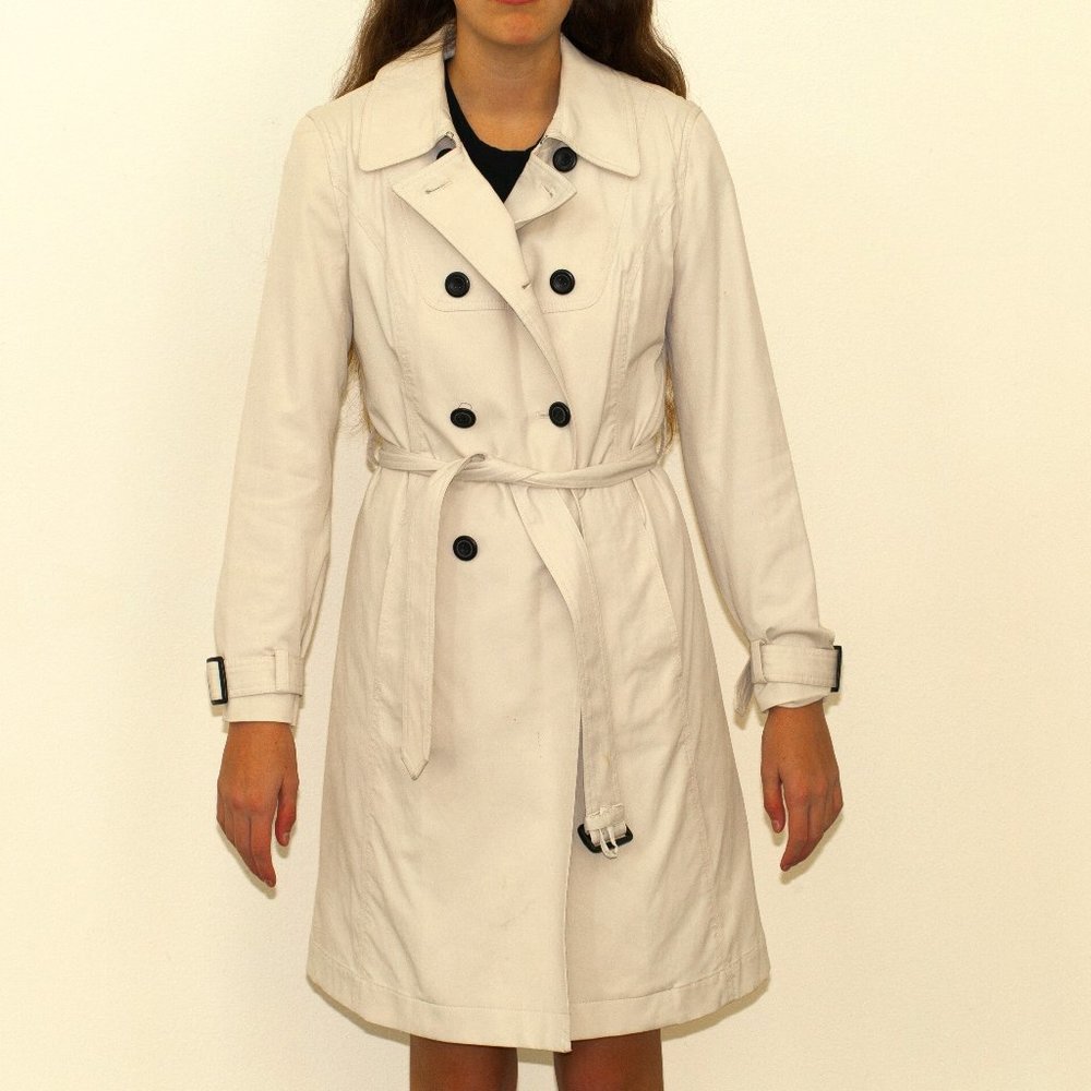 Ann Taylor LOFT Trench Coat with lining shell - Picture 10 of 10
